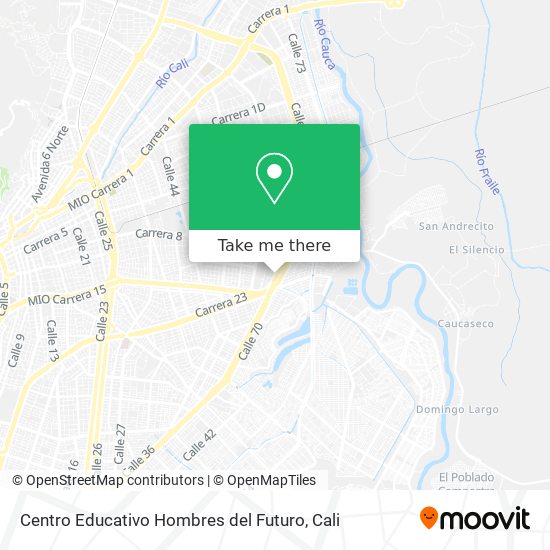 Mapa de Centro Educativo Hombres del Futuro