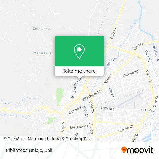 Mapa de Biblioteca Uniajc