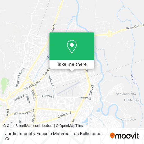 Jardín Infantil y Escuela Maternal Los Bulliciosos map