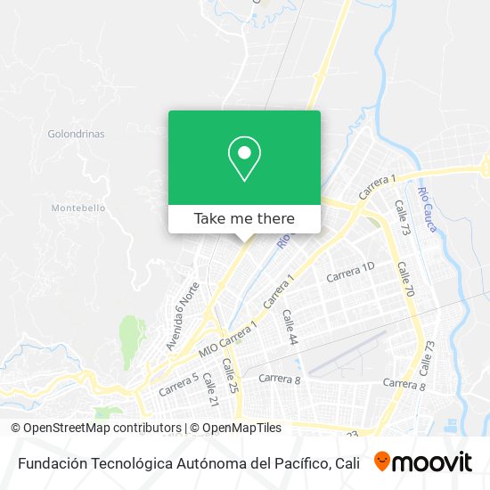Fundación Tecnológica Autónoma del Pacífico map