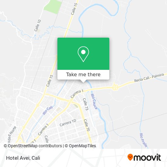 Hotel Avei map