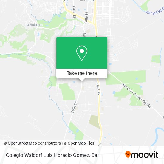 Colegio Waldorf Luis Horacio Gomez map