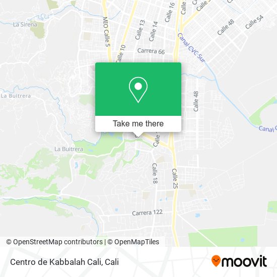 Centro de Kabbalah Cali map