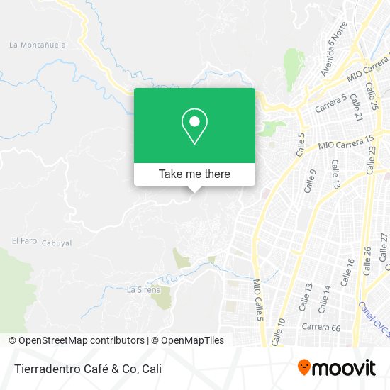 Tierradentro Café & Co map
