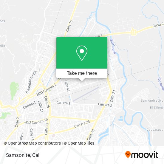 Samsonite map