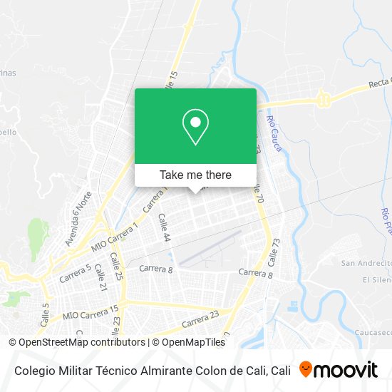 Colegio Militar Técnico Almirante Colon de Cali map