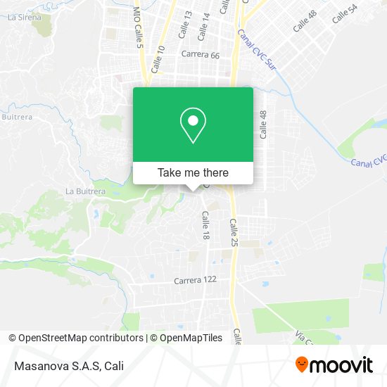 Mapa de Masanova S.A.S