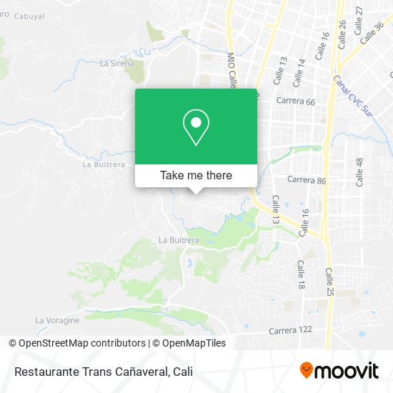 Mapa de Restaurante Trans Cañaveral