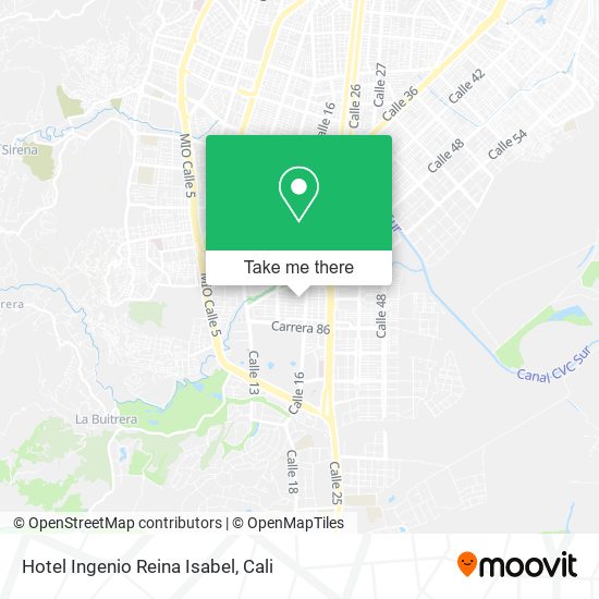 Mapa de Hotel Ingenio Reina Isabel