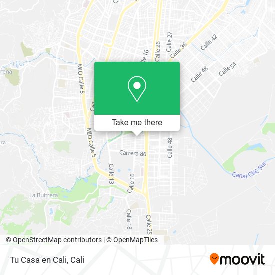 Mapa de Tu Casa en Cali