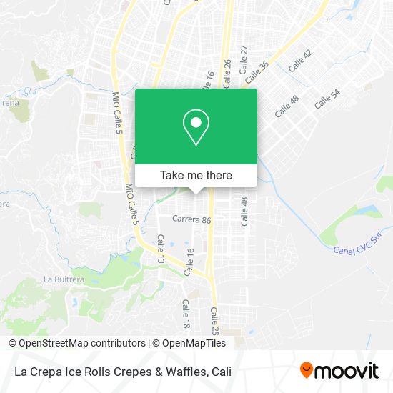 La Crepa Ice Rolls Crepes & Waffles map