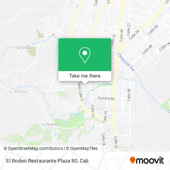 El Rodeo Restaurante Plaza 80 map