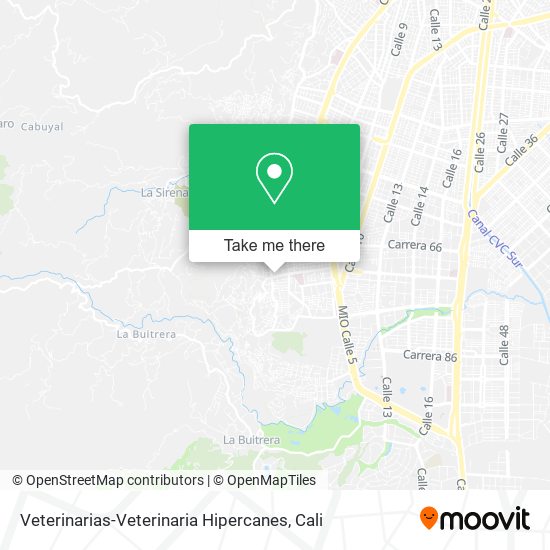 Veterinarias-Veterinaria Hipercanes map