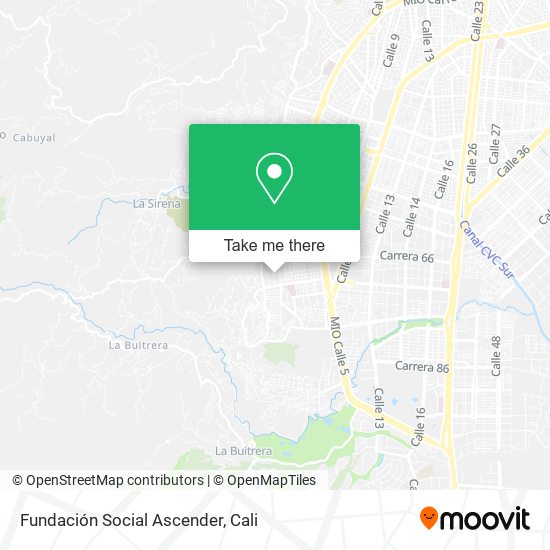Fundación Social Ascender map