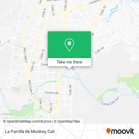 La Parrilla de Monkey map