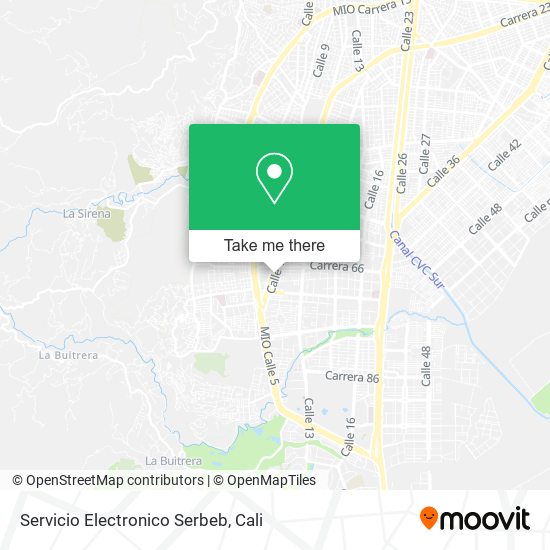 Servicio Electronico Serbeb map