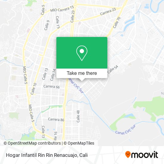 Hogar Infantil Rin Rin Renacuajo map