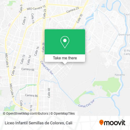 Liceo Infantil Semillas de Colores map