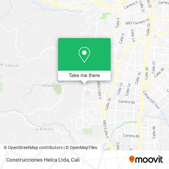 Construcciones Helca Ltda map