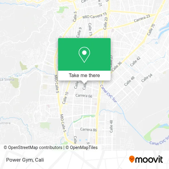 Power Gym map