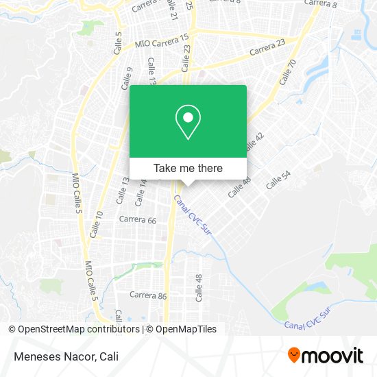 Mapa de Meneses Nacor