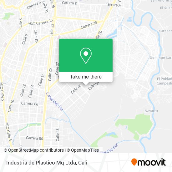 Mapa de Industria de Plastico Mq Ltda