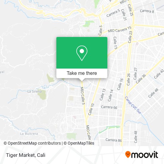 Tiger Market map