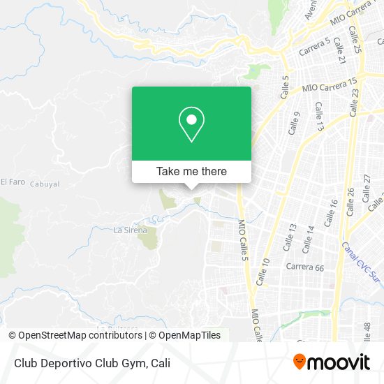 Mapa de Club Deportivo Club Gym