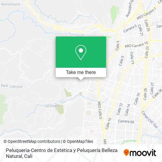 Peluqueria-Centro de Estética y Peluquería Belleza Natural map