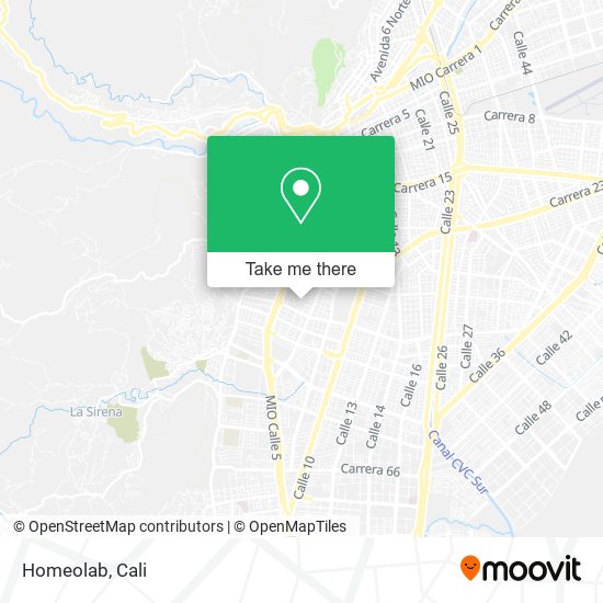 Mapa de Homeolab