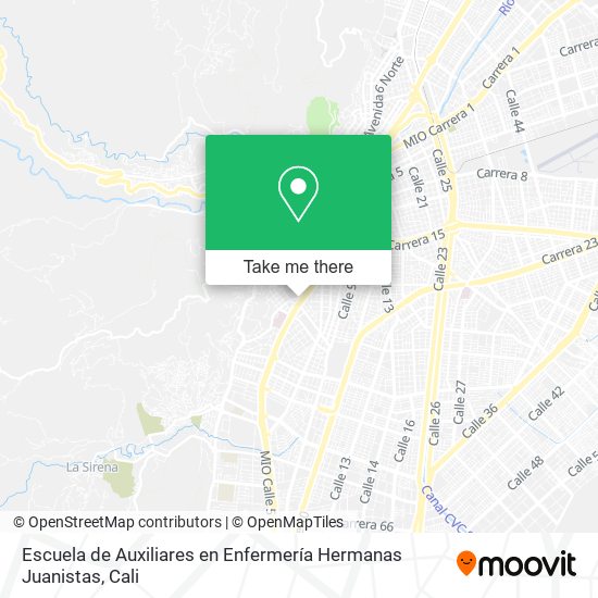 Escuela de Auxiliares en Enfermería Hermanas Juanistas map
