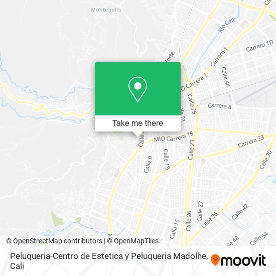 Mapa de Peluqueria-Centro de Estetica y Peluqueria Madolhe