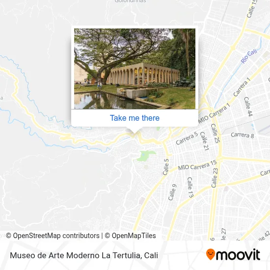 Museo de Arte Moderno La Tertulia map