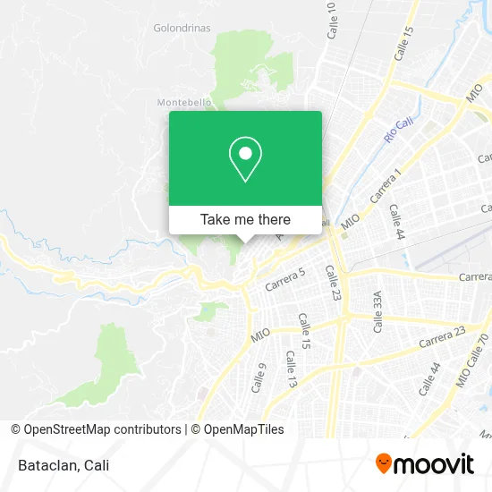 Bataclan map