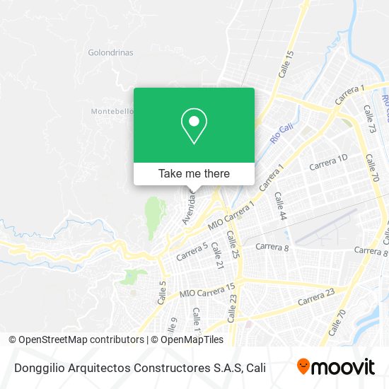 Mapa de Donggilio Arquitectos Constructores S.A.S