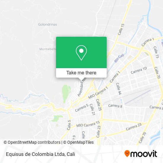 Mapa de Equisus de Colombia Ltda