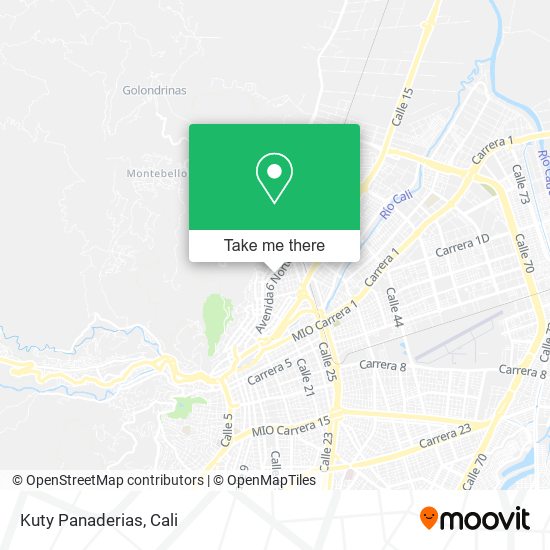 Mapa de Kuty Panaderias