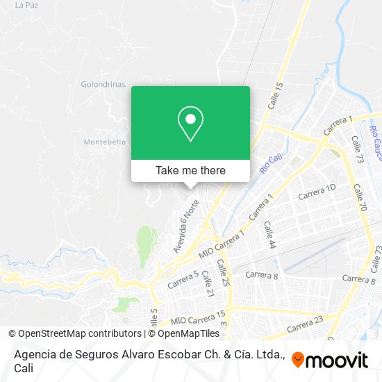 Mapa de Agencia de Seguros Alvaro Escobar Ch. & Cía. Ltda.