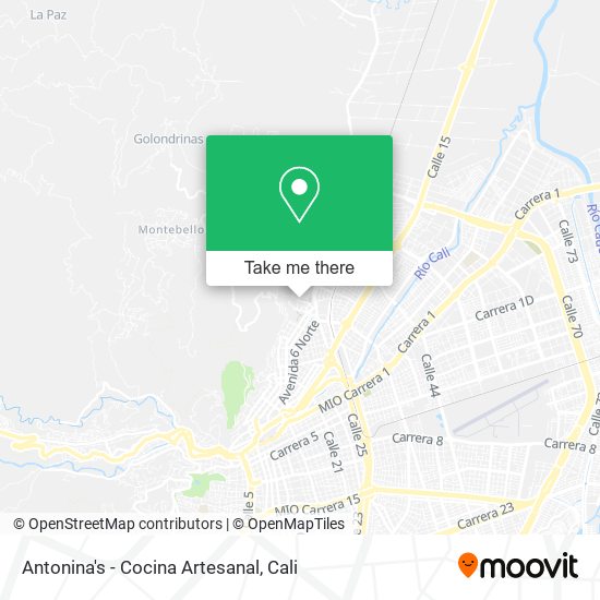 Antonina's - Cocina Artesanal map