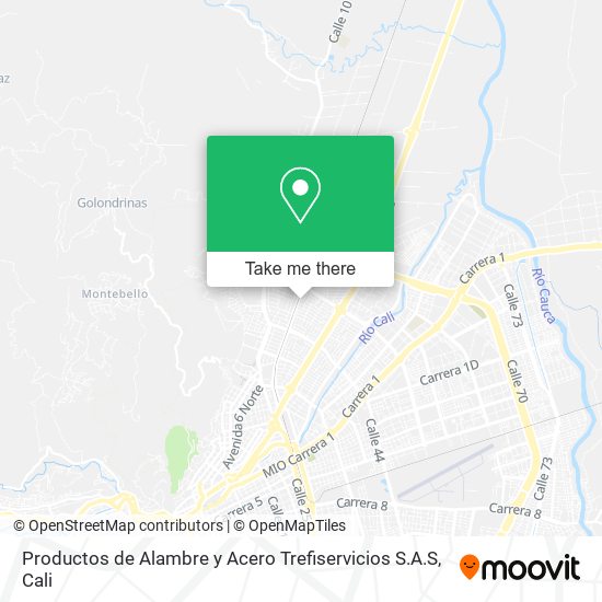 Productos de Alambre y Acero Trefiservicios S.A.S map