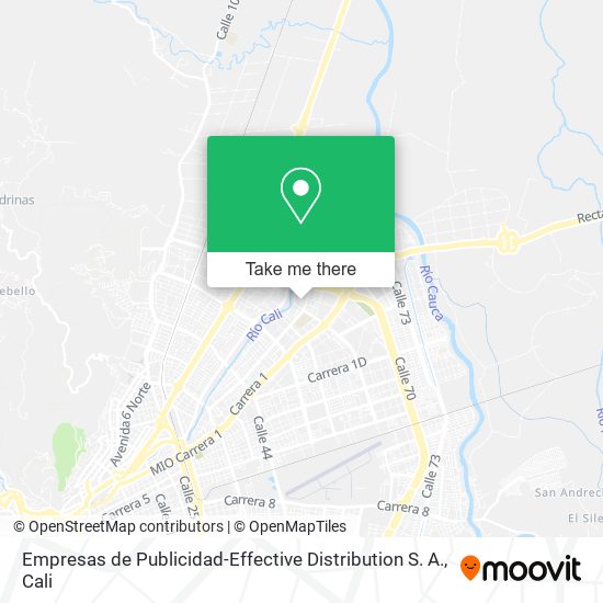 Empresas de Publicidad-Effective Distribution S. A. map