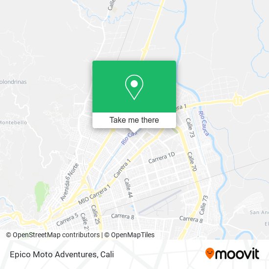 Epico Moto Adventures map