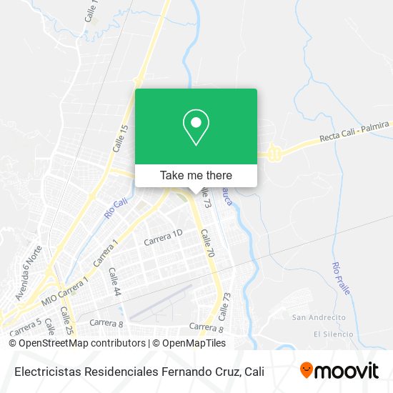 Mapa de Electricistas Residenciales Fernando Cruz