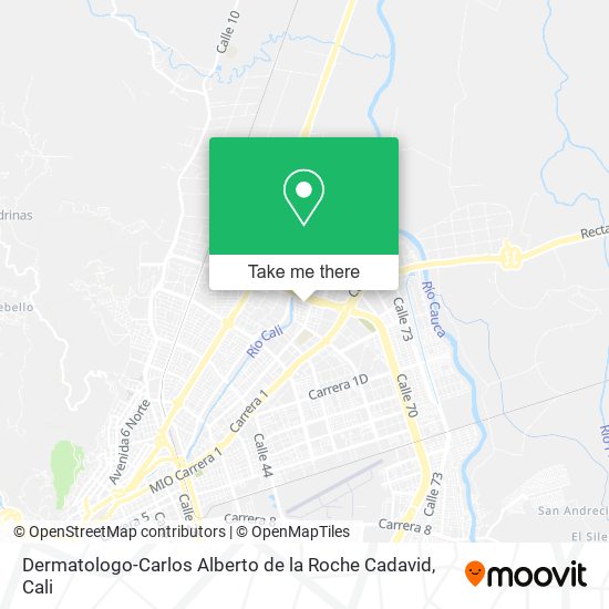 Dermatologo-Carlos Alberto de la Roche Cadavid map