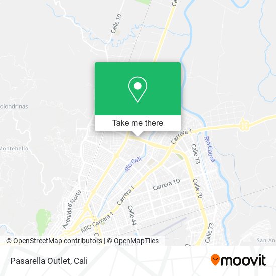 Mapa de Pasarella Outlet