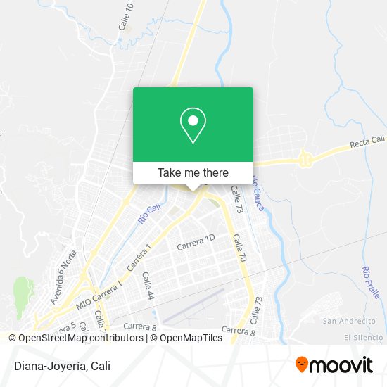 Mapa de Diana-Joyería