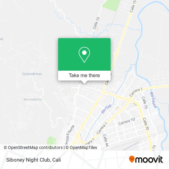 Siboney Night Club map