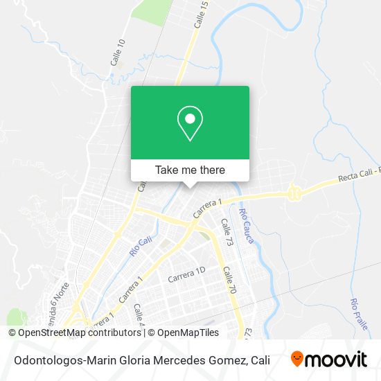 Mapa de Odontologos-Marin Gloria Mercedes Gomez