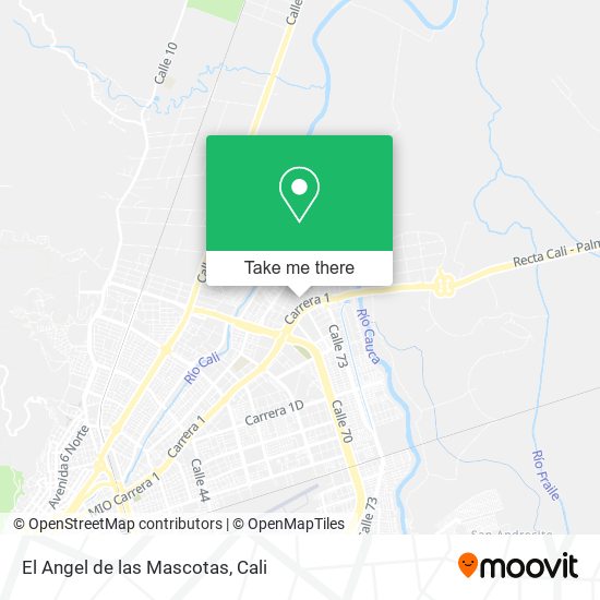 Mapa de El Angel de las Mascotas