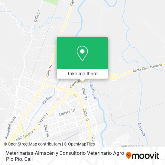 Mapa de Veterinarias-Almacén y Consultorio Veterinario Agro Pio Pio